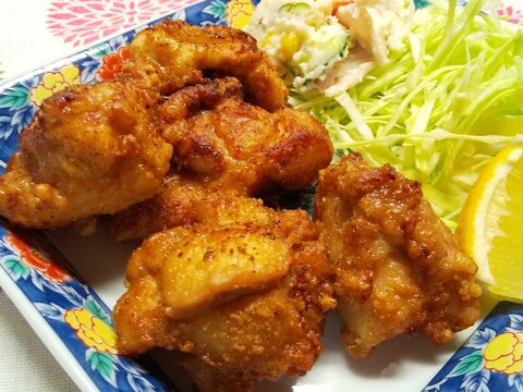 美味☆ 衣にきな粉使用の鶏肉唐揚げ☆